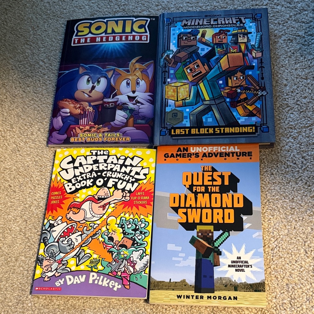 Comic and Video Game books